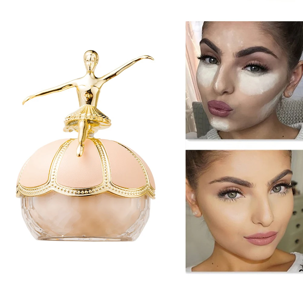 

20g Ballet Face Loose Setting Powder Foundation Mineral Waterproof Makeup Oil-control Professional Women Cosmetic Private Label