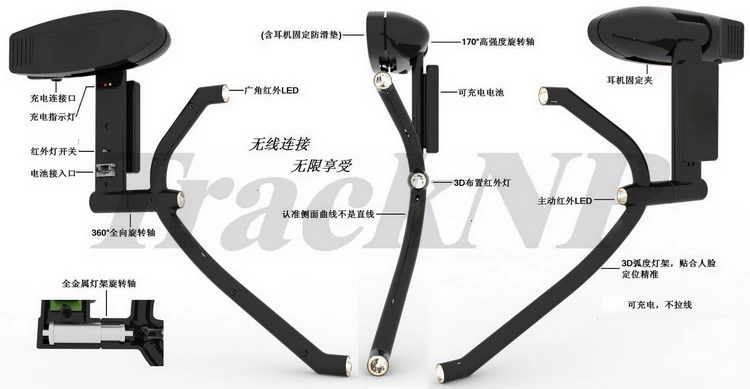 Head Sight Partner активный инфракрасный кронштейн Saitek Evo TrackIR адаптация Tracknp 5 - купить по