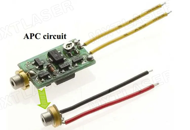 Миниатюрный размер Buit in PCB D4x10mm 635nm 0 5 mW 1mW 5mW красный точечный лазерный модуль