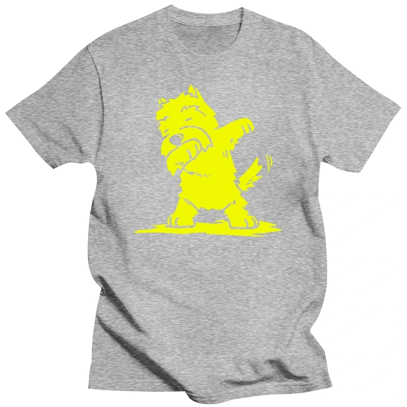 Футболки Забавные футболки с собакой Вест-хайленд Уайт-терьером короткими