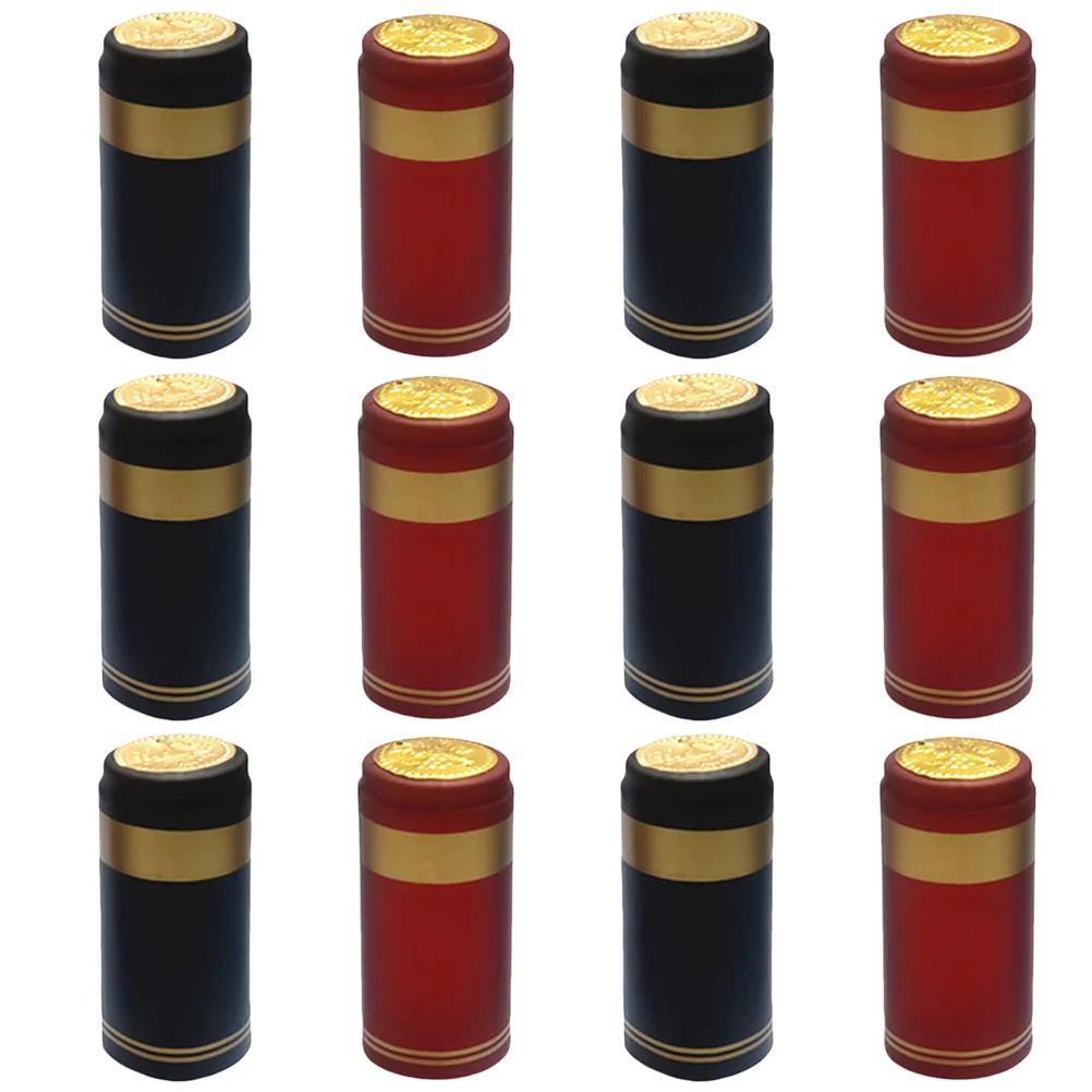 

200 Pcs Bottle Tops Bottle Sealer Covers PVC Bottle Cap Seal Cap Heat Shrink Cap Wrap Cellars Cap