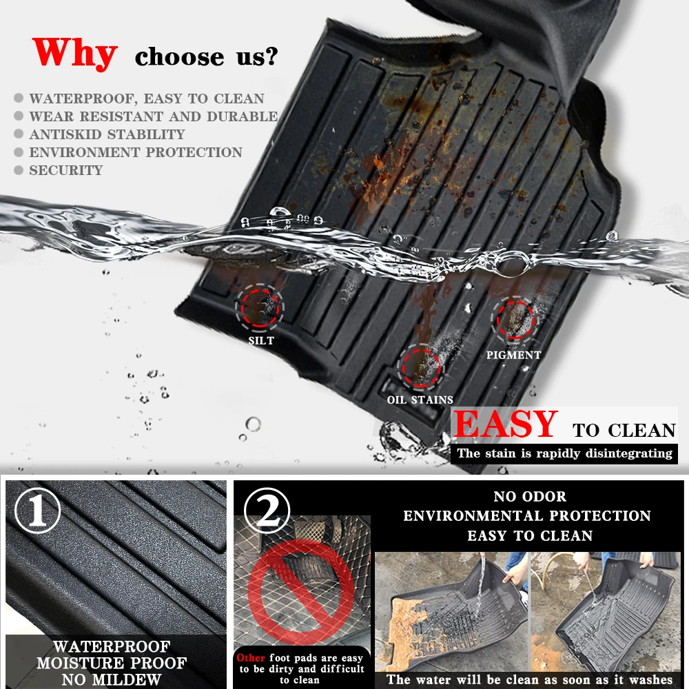 Подходит для Land Rover Defender 300 tdi td5 90 110 130 автомобильные всепогодные стельки