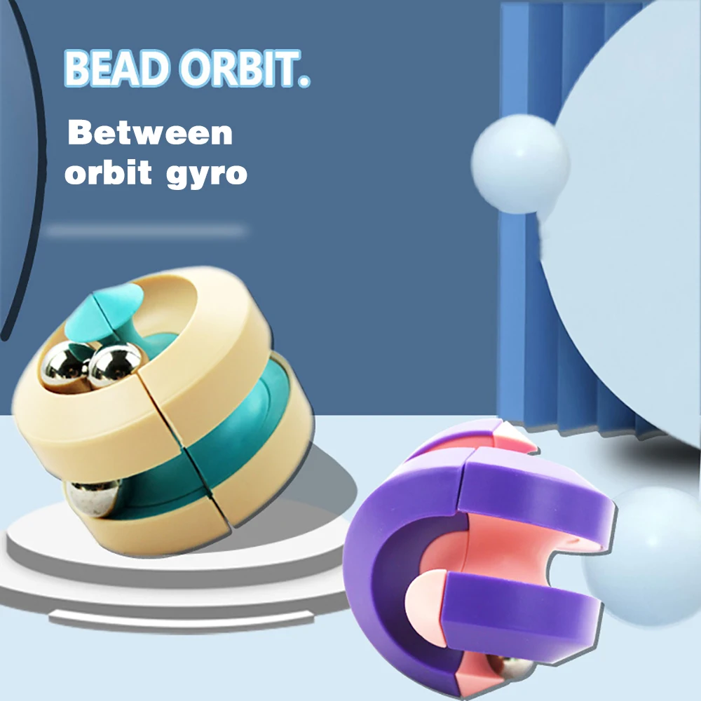 Высокоскоростные бусины Новая модернизированная версия мраморный трек гироскоп