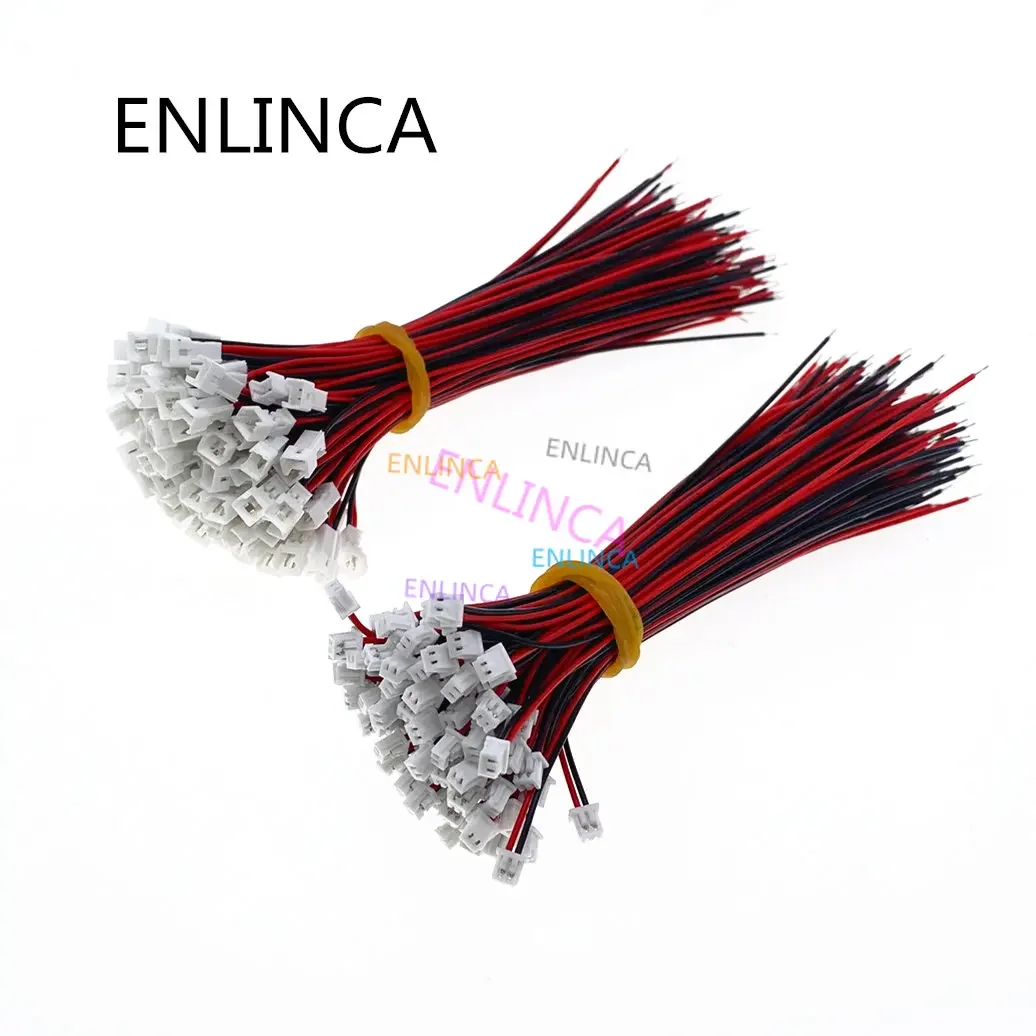 

Разъемы JST PH 1.25 2-контактные с проводными кабелями 80 мм