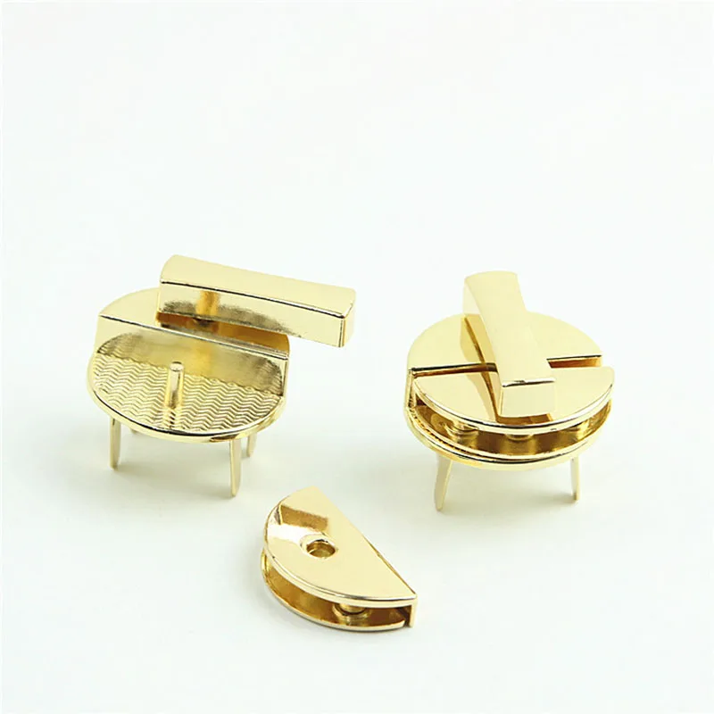 10Pcs 30mm Round Metal Bag Snap Lock Handbag Clasps Closure Buckle DIY Purse Pushed Locks Bags Replacement Hardware Accessories