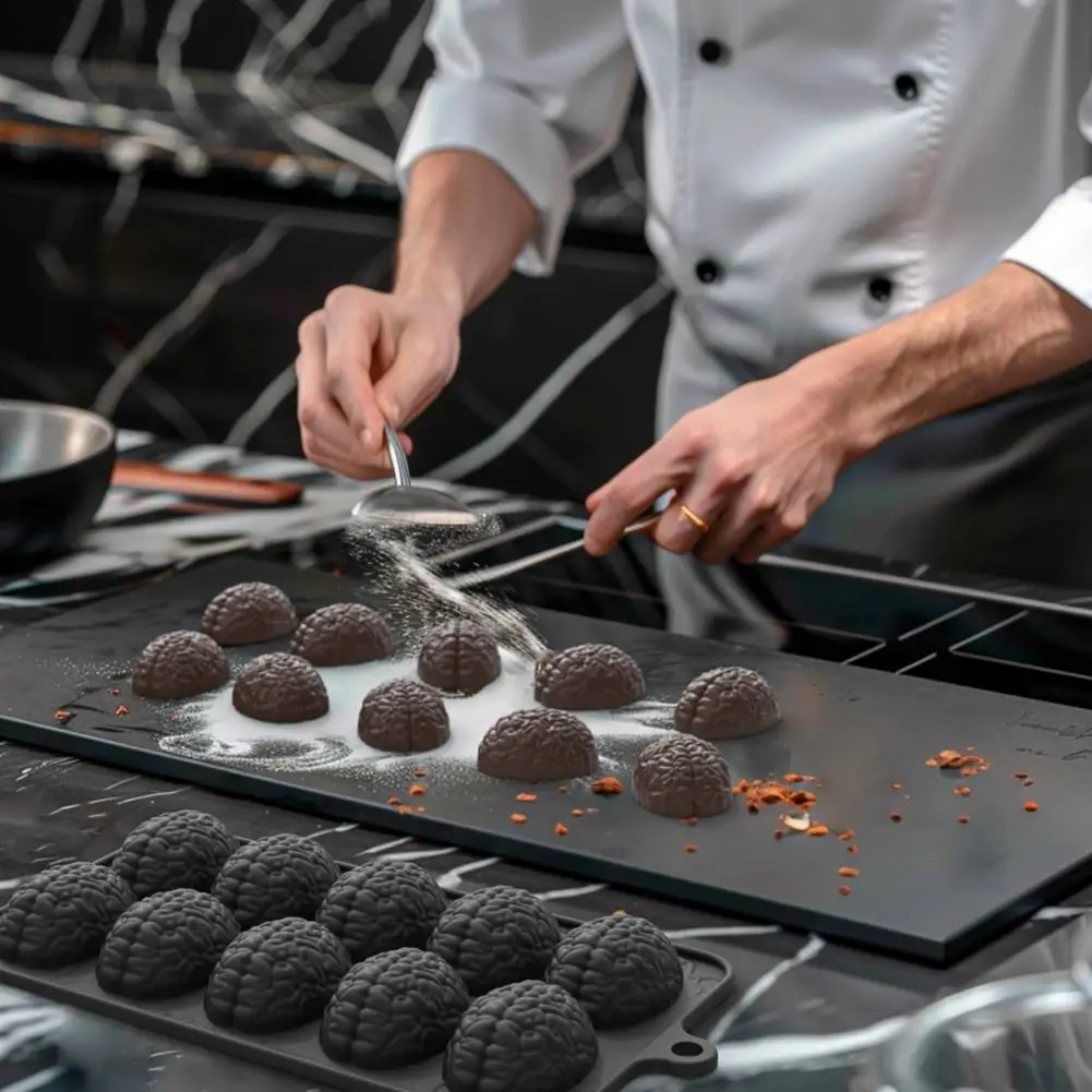 Силиконовая форма для выпечки мозга антипригарная на Хэллоуин тортов шоколадных