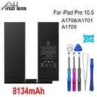 PINZHENG 8134 мАч планшет Батарея для iPad Pro 10,5 A1798 A1701 A1709 акумуляторная батарея для iPad Pro 10,5 Замена Батарея с инструментами