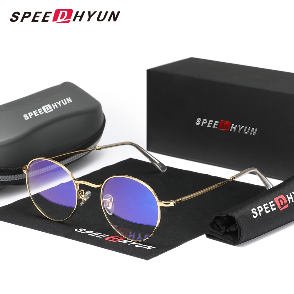 SPEEDHYUN круглые антибликовые очки