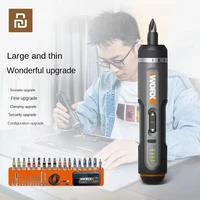 youpin worx 4v mini electrical screwdriver set wx242 smart cordless screwdrivers usb rechargeable handle with 30 bit sets drill