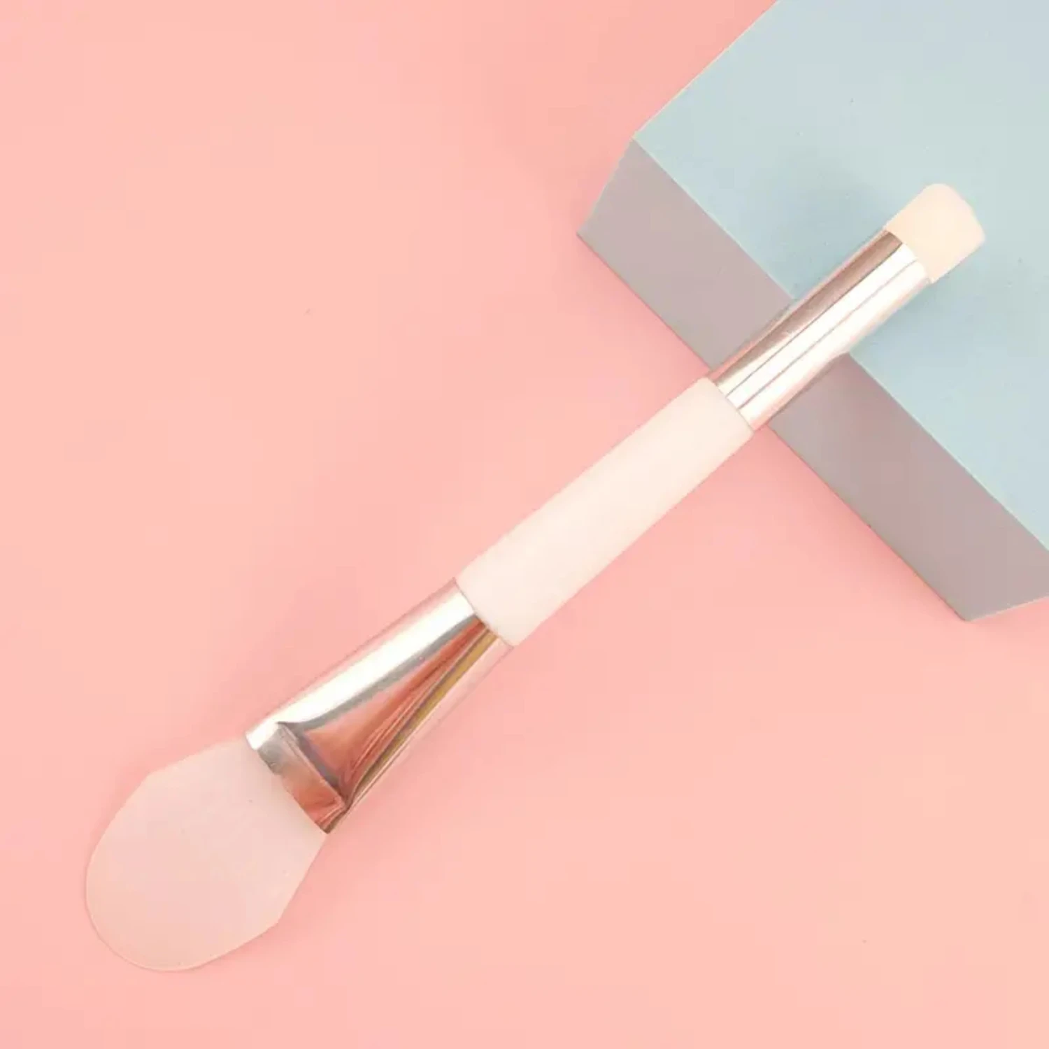 Мягкая двуглавая кисть для маски из силикагеля лица домашних грязевых масок —