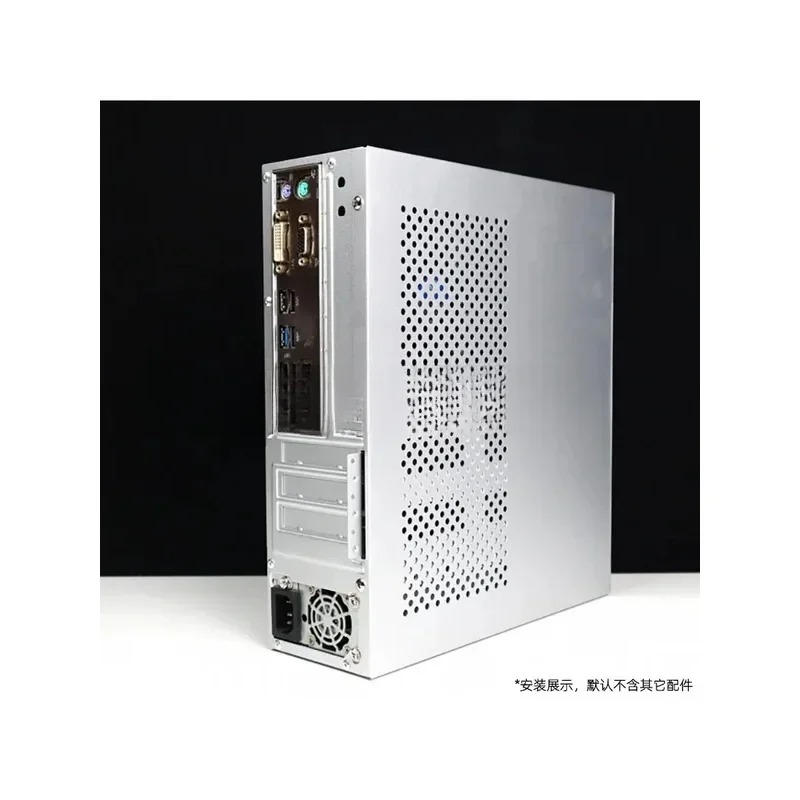 Фото Настольный компьютер SKTC A10 HTPC оснащен блоком питания 1U MATX Уникальная черная основная коробка №3