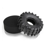 4pcs 2 2inch wear resisting wheel rim rubber tires for axial trx 4 t4 110 rc crawler car parts accessories