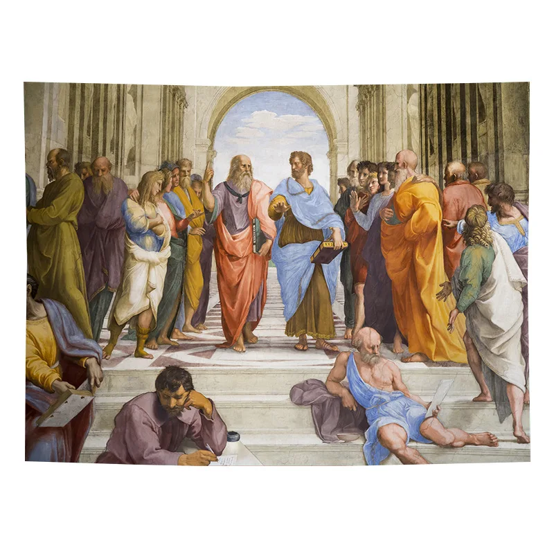 

Artistic Oil Painting Style Curtains Tapestry Aesthetic Room Decor Blanket Wall Cloth Hippie Beach Towel Sofa Sets Bed Cover