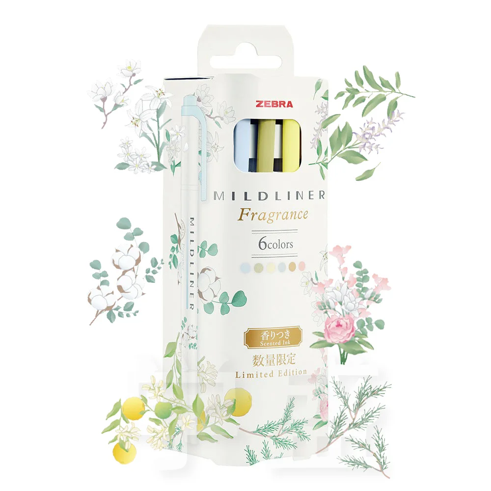 

ZEBRA Mildliner Ароматические маркеры 6 цветов