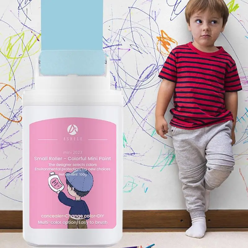 

Настенная краска, ремонт стен, кисть для рисования, сильная грязь, аксессуары для краски из латекса, маленькая роликовая щетка для обновления стен