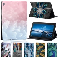 feather series tablet case for lenovo smart tab m10 fhd pluslenovo tab m10tab e10 shockproof leather stand cover case stylus