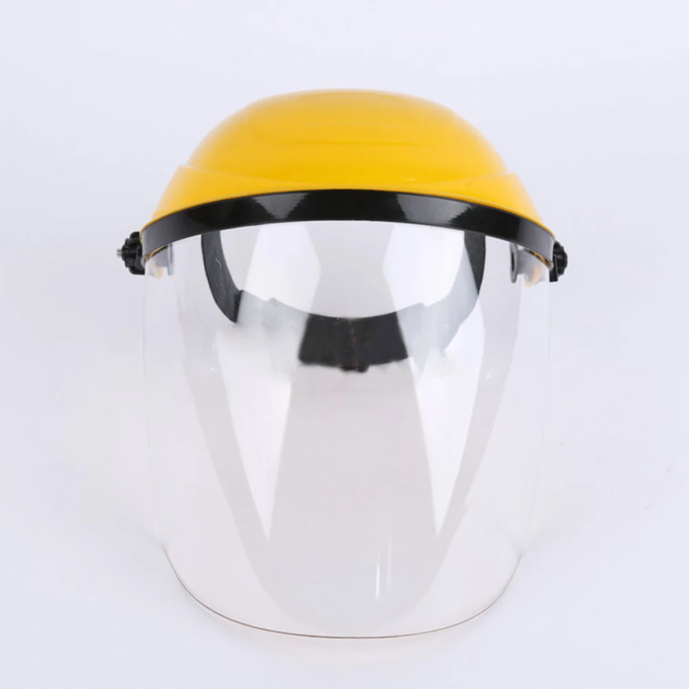 

Electrowelding Helmet Clear Heat-Resistant Portable Yellow Top Lightweight Protective Safety