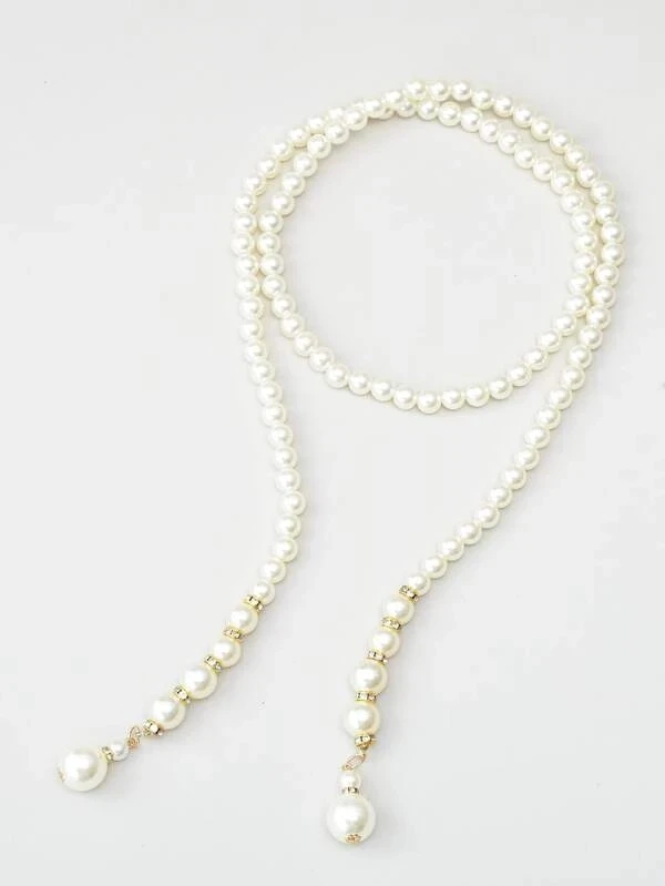 

women's belt pearl decoration waist all match waist chain
