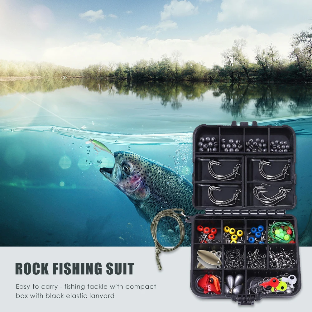 

Small Hook Swivel Fishing Sinker Fishing Compression Resistance Carp Fishing Tackle Box Outdoor Fishing Kit Decoration