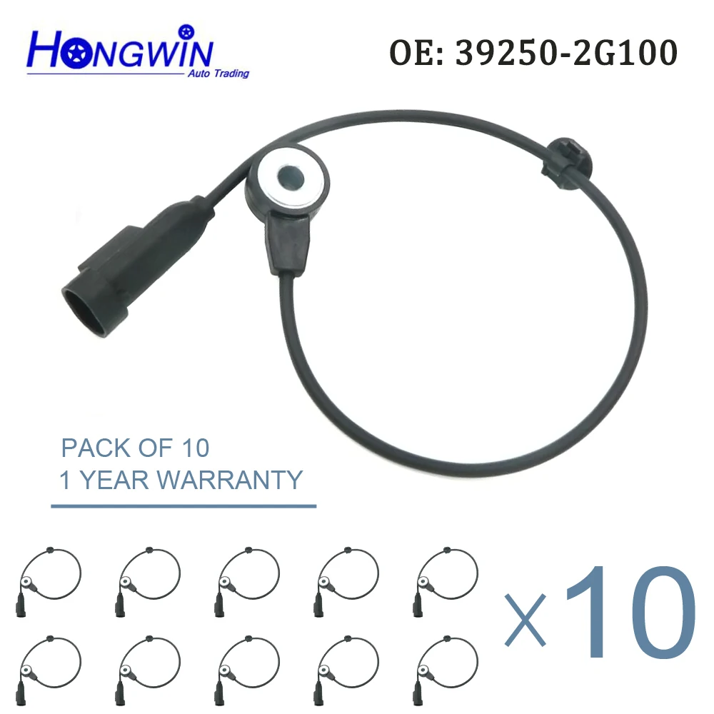 

10 шт. оригинальный OE детонационный датчик Hyundai для Kia датчик SANTA FE SONATA TUCSON OPTIMA SORENTO 2.4L OEM 392502G100 39250 2G100