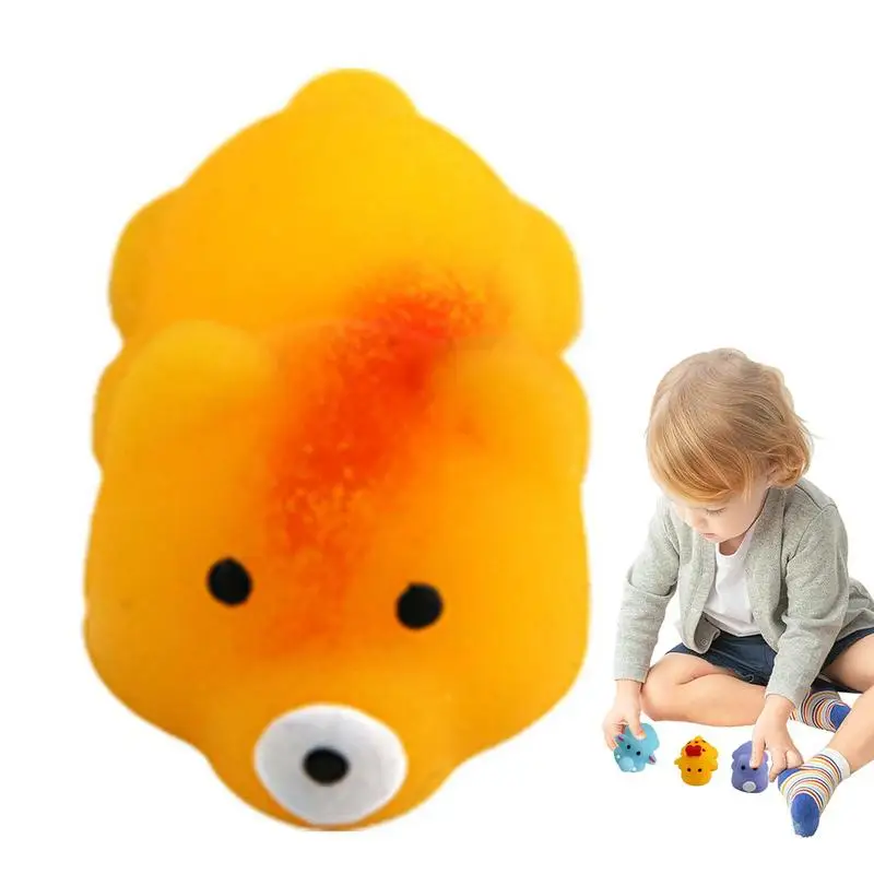 

Игрушка-эспандер в виде животного, 10 шт., эластичные игрушки в виде животных, крошечная мягкая деталь для классных призов, Пасхальная корзин...