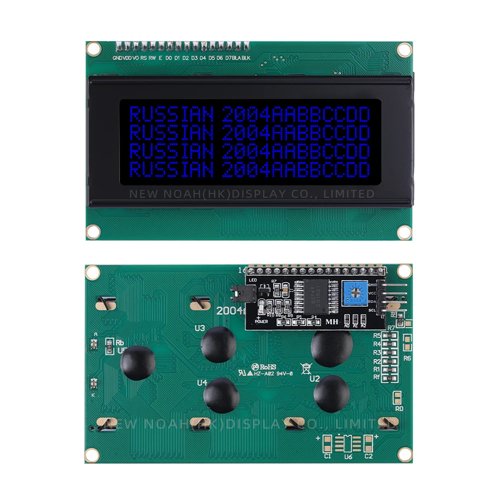 Русская BTN Черная пленка Синяя 2004A IIC Адаптерная плата LCM Дисплей Модуль Матричный