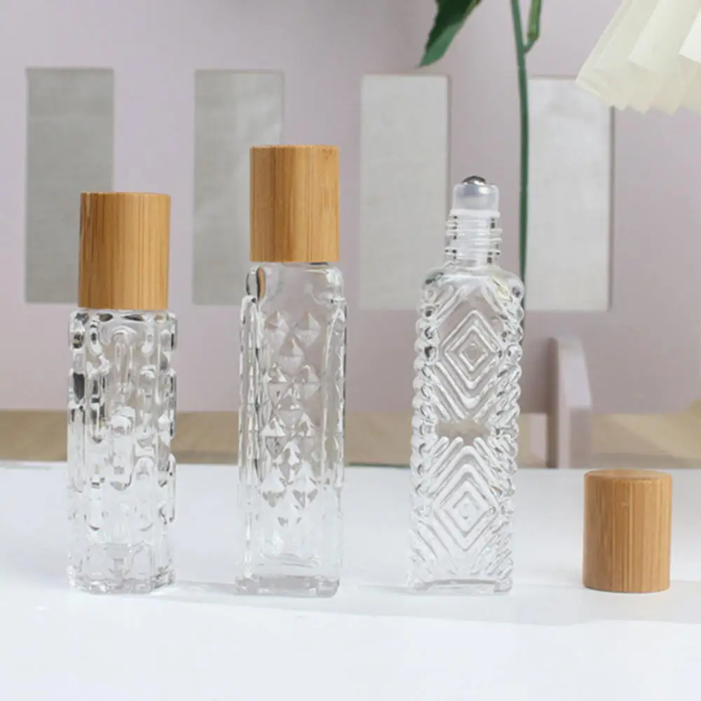 Стеклянная Нескользящая бутылка для эфирного масла 10 мл