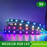 led strips ws2812bdc5v ws2812 ic rgb individually addressable led strip light waterproof diode flexible neon led tape lamp