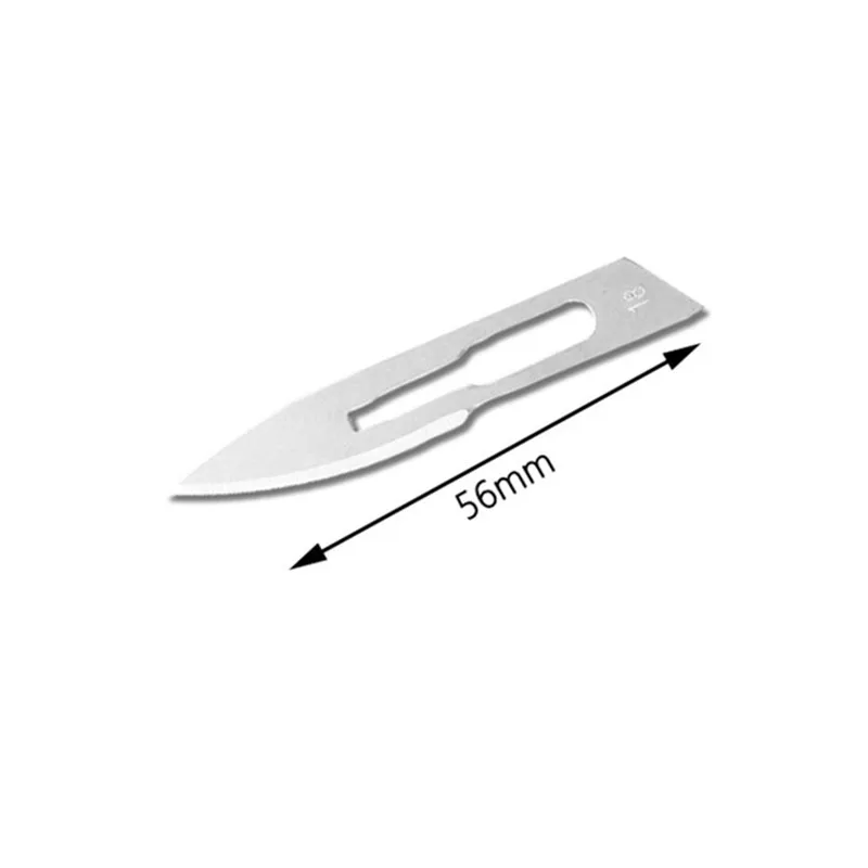 10 шт. хирургические Скальпели из углеродистой стали № 18 + 1 3 # ручка нож