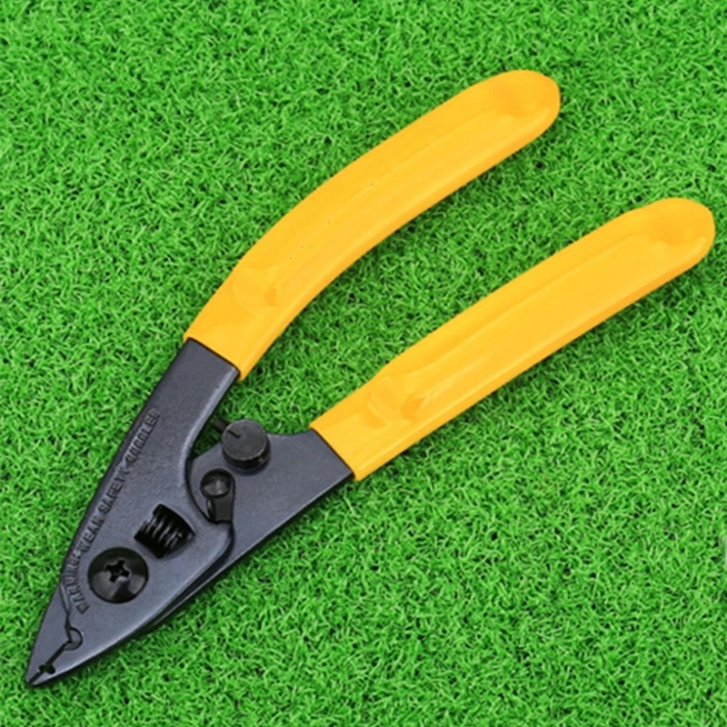 Practical FTTH-Fiber Cold Connection Tool Scissors Guide Rail Cold Splicing Hot Melt Tool Fiber Cleaver Wire Stripper 4x