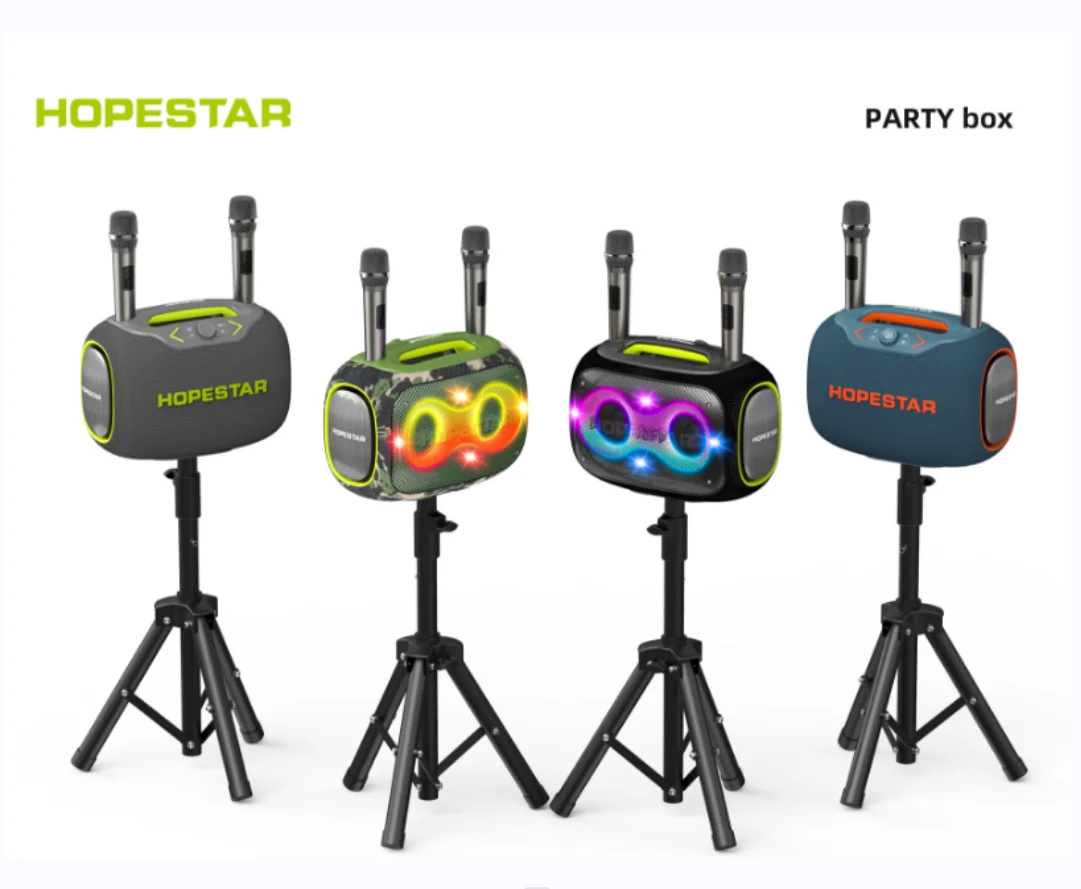 Портативная беспроводная музыкальная колонка Hopestars partybox высокой мощности 120 Вт с