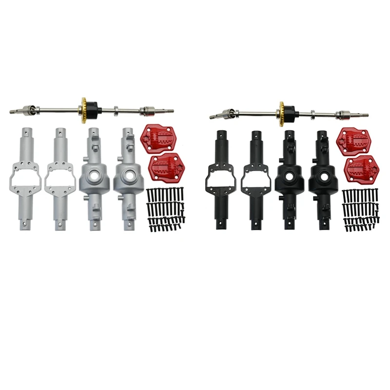 

1 Set Metal Front And Rear Axle Housing With Differential Upgrades Parts For MN G500 MN86 MN86S MN86K MN86KS 1/12 RC Car, 2