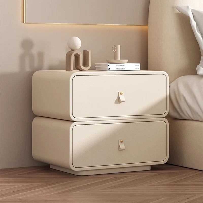 

Drawers Mobile White Bedside Table Laden Nordic Wood Corner Modern Nightstands Filing Cabinets Muebles Bedroom FurnitureLJX30XP