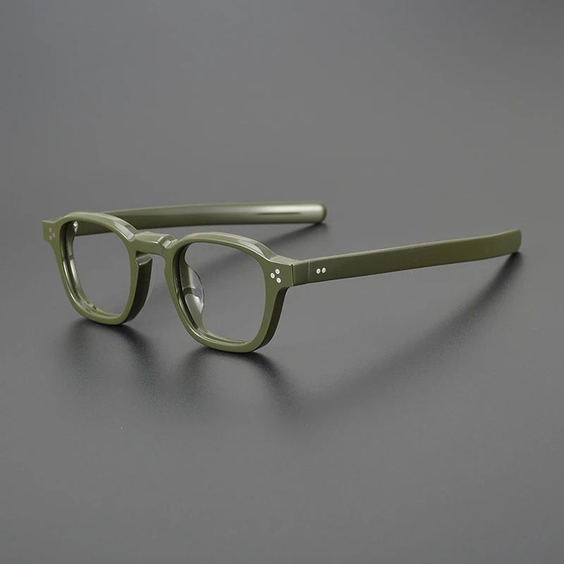 

Top Quality Handmade Thicken Acetate Prescription Glasses Frames Men Women Retro Vintage Polygon Eyeglass Frames Fashion Eyewear