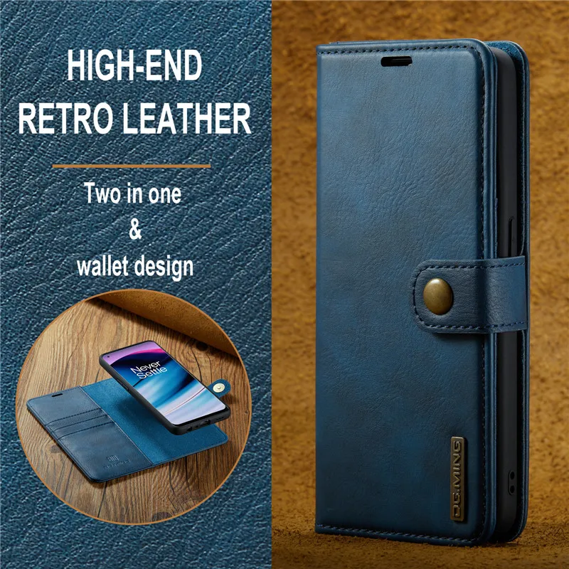 Flip Case for Oneplus Nord N20 2022 2in1 Detachable Leather Wallet Magnetic Cover One Plus Nord N20 Case Nord N20 N 20 Funda