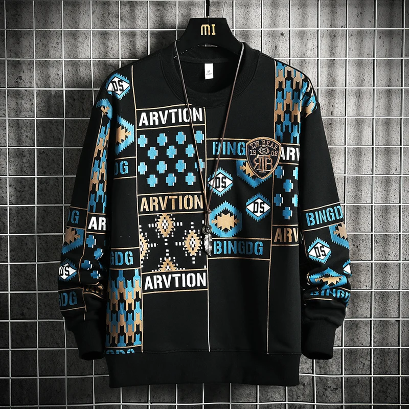 Мужской Повседневный свитер с круглым вырезом