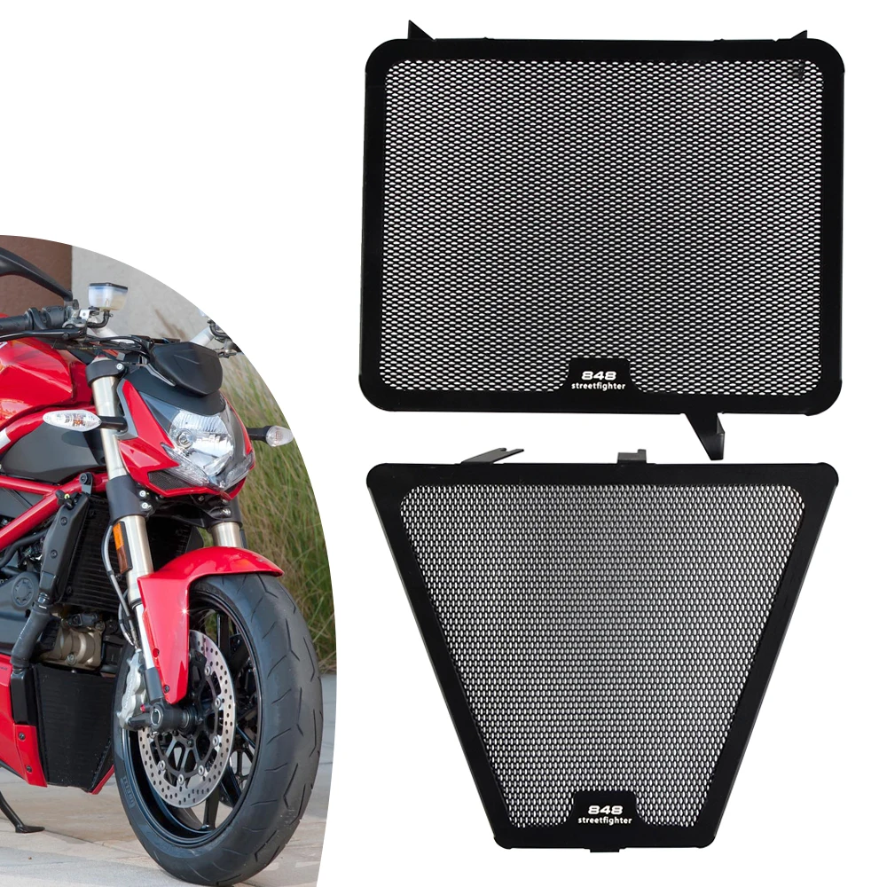 

Защита масляного радиатора для мотоцикла, защитная решетка радиатора, Защитная крышка для Ducati Streetfighter 848, 2011, 2012, 2013, 2014, 2015