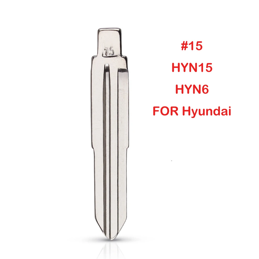 

1/3 шт. 15 # HYN15 HYN6 откидной ключ без резьбы HYN6FH для Hyundai Elantra Tucson для Kia Cerato для KD Keydiy Xhorse VVDI