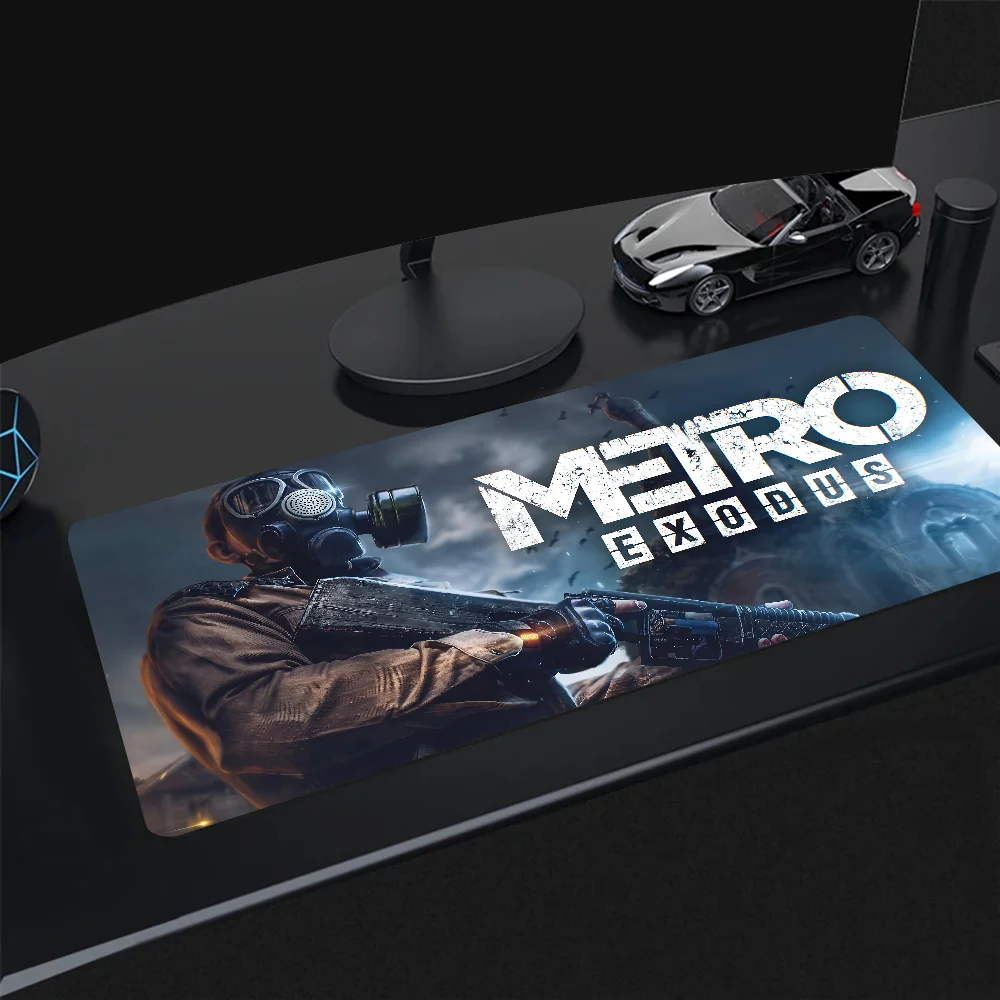 Фото Игровой коврик для мыши Metro Exodus, Настольный коврик, игровые аксессуары, большой игровой коврик для мыши XXL, нескользящий игровой коврик для мыши №4