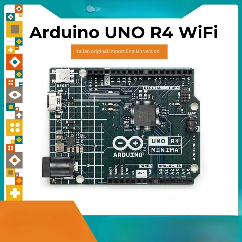 Arduino UNO R4 WiFi minima официальная оригинальная импортная макетная плата для изучения