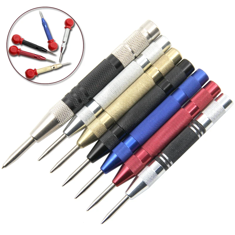 

Center Punch Automatic Spring Positioner Glass Striker Window Breaker Punch Punch Center Pin Tool