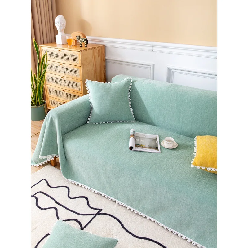 

2022 Spring Simple Full Cover Sofa Towel Light Luxury Four Seasons Universal Sofa Cover
