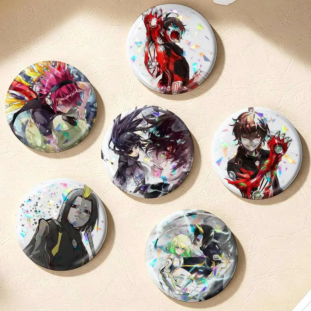 Фото Значки-броши Sousei no Onmyouji Twin Star Exorcists (Аниме) 75мм, 44мм, 25мм для рюкзаков, головных уборов, аксессуары, игрушки №1