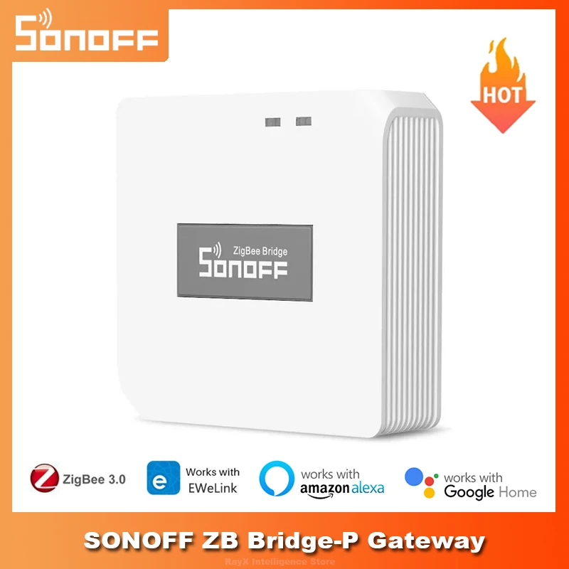 

Шлюз SONIFF ZB Bridge- P Zigbee 3,0 Bridge PRO, дистанционное управление, автоматизация умного дома, работа с приложением eWeLink Alexa Google Home