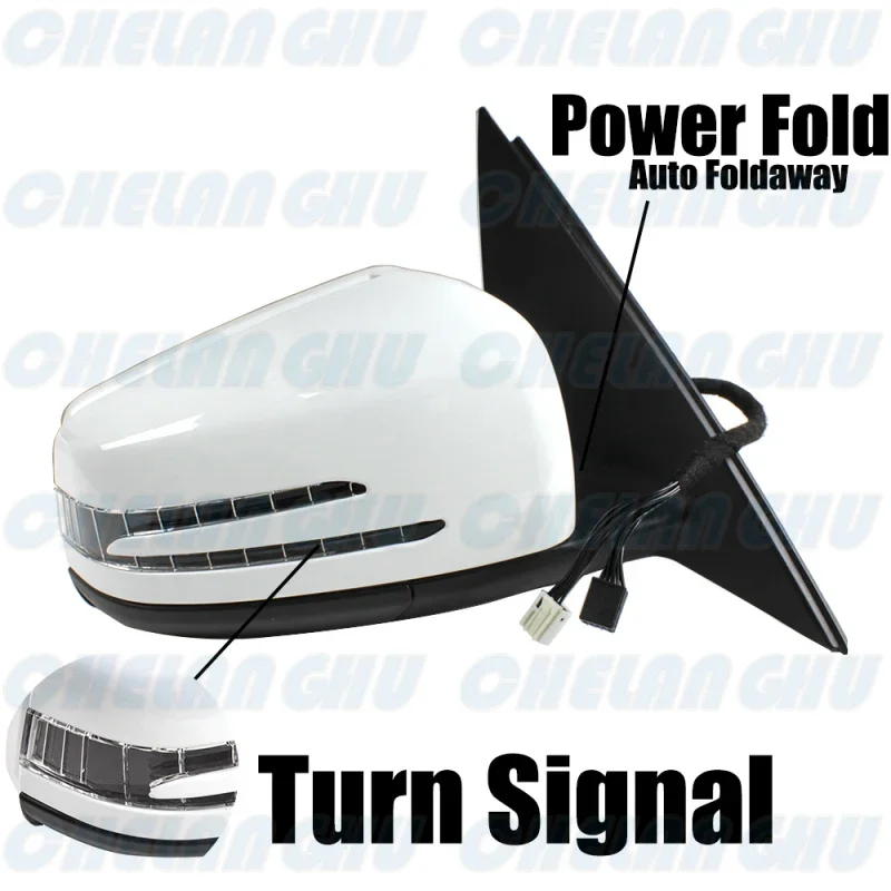 Для Benz W204 C180 C200 C300 2008 2009 2010 2011 2012 2013 правая сторона 14-контактный белый окрашенный