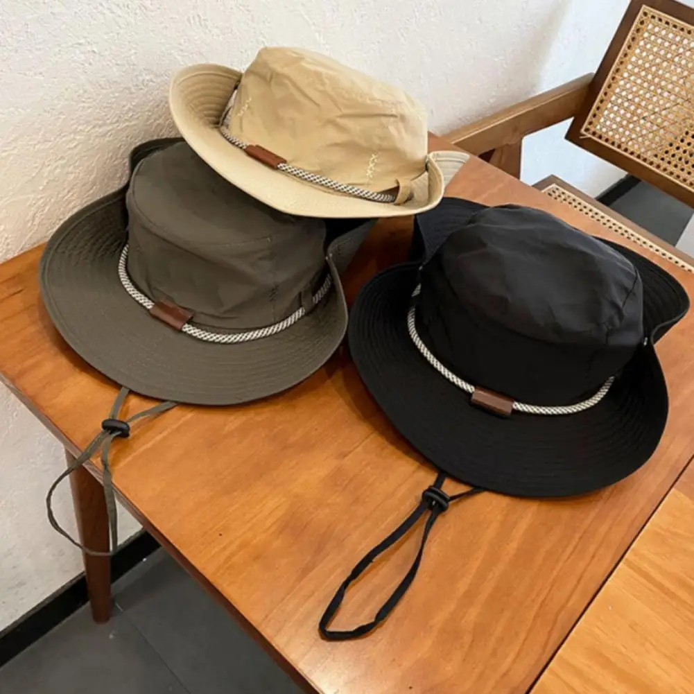 

Шляпа рыбака с Круглым Куполом и принтом логотипа, дышащая шапка с широкими полями для альпинизма, модные аксессуары унисекс