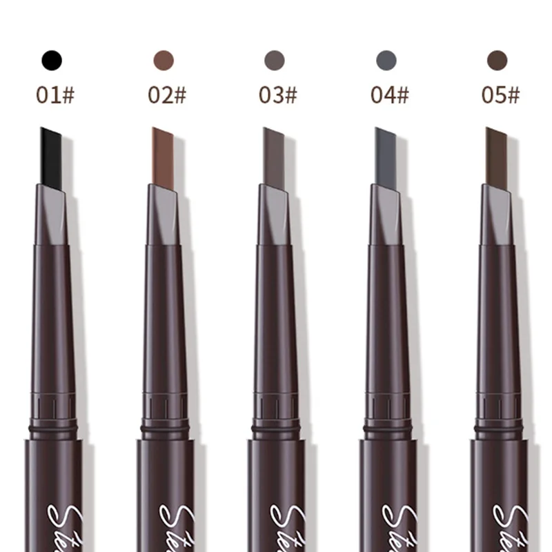 Ручка для бровей косметический карандаш водостойкая двойная головка Тату