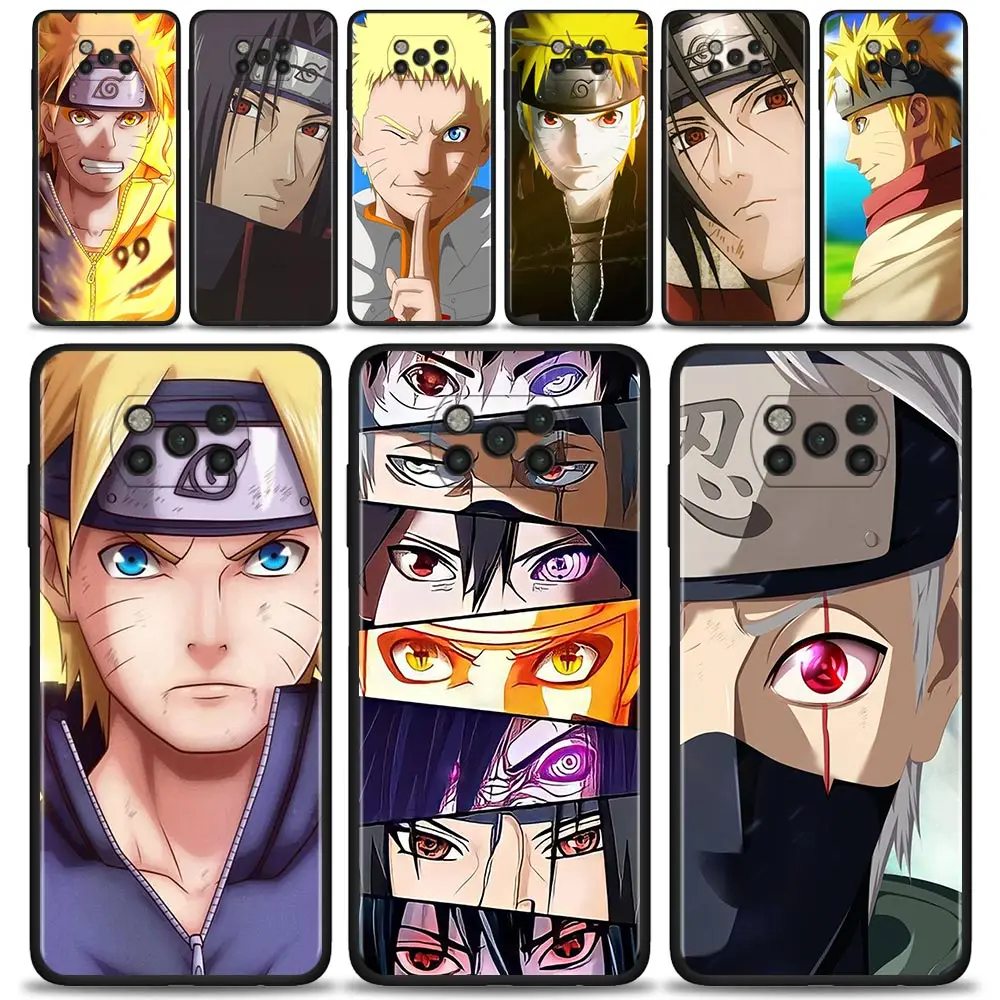 

Phone Case For Xiaomi Poco X3 NFC M3 M4 Pro F3 GT MI Civi 9T 10T 11T Note 10Lite Silicone Cover Japan Anime Narutos