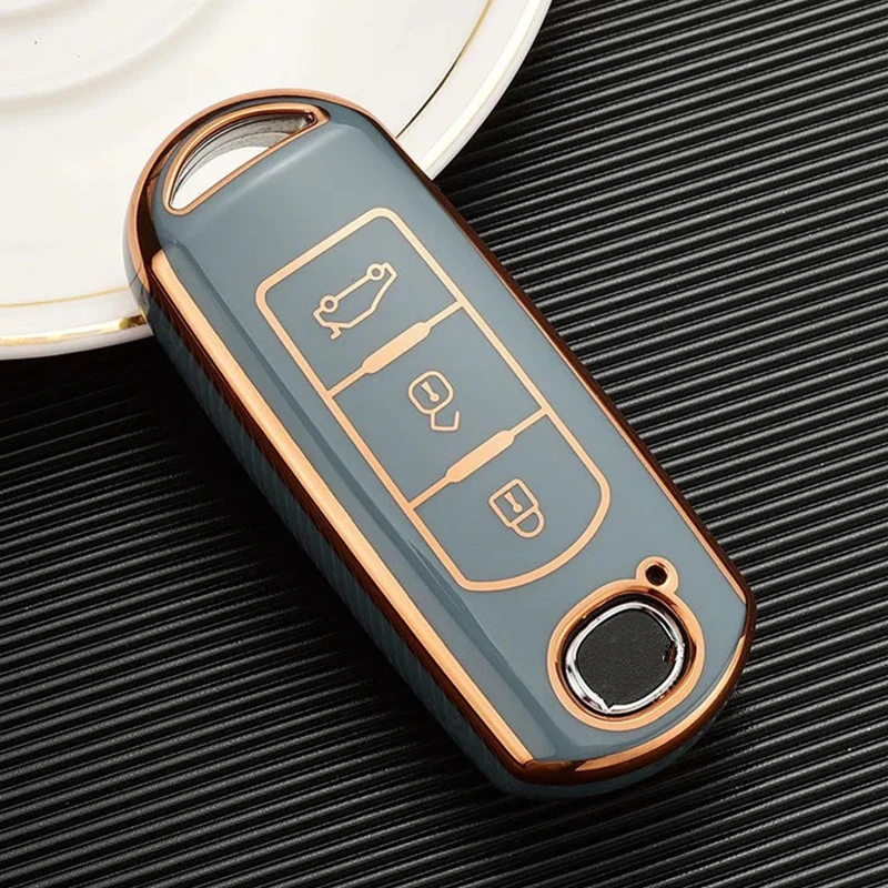 

Fashion TPU Car Remote Key Case Cover Shell For Mazda 2 3 5 6 BL BM GJ Atenza Axela Demio CX-3 CX3 CX-5 CX5 CX7 CX-9 CX8 Keyless