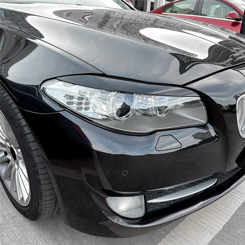 Блестящая черная лента для передней фары BMW 5-Series F10 F11 2011-2014